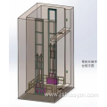 Guide rail elevator profile forming machine